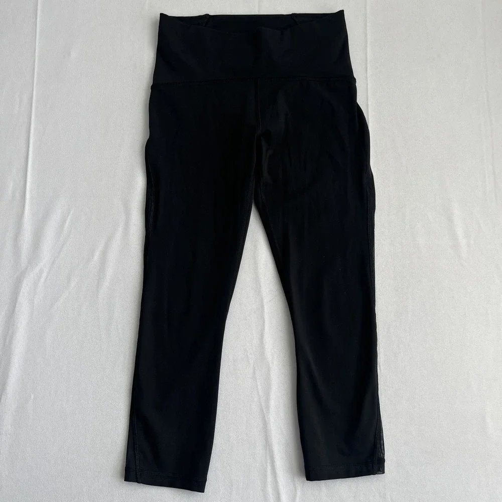Lululemon Leggings Womens Size 6 Train Times High Rise Crop‎ 21